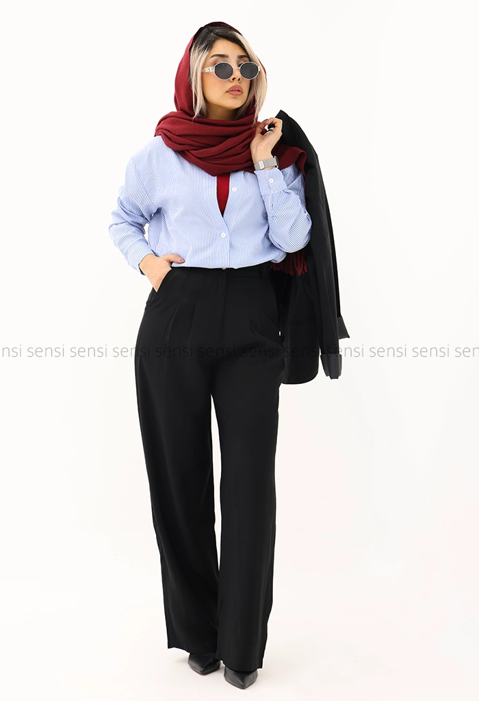 شلوار بگ تک پیله کوپرا کد1005346